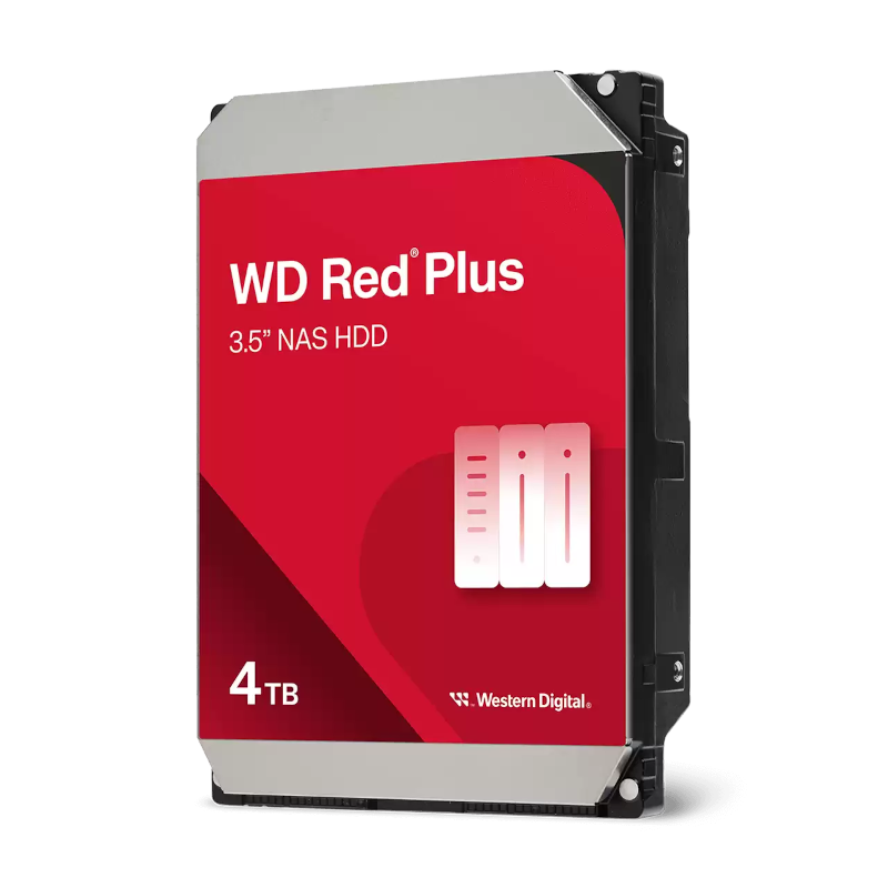 Накопичувач HDD WD 4TB Red Plus Internal NAS HDD 3.5" (WD40EFPX)